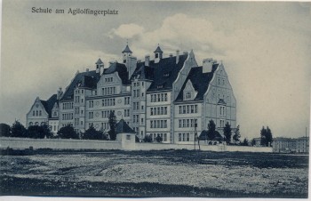 AK München Untergiesing Schule am Agilolfingerplatz 1910