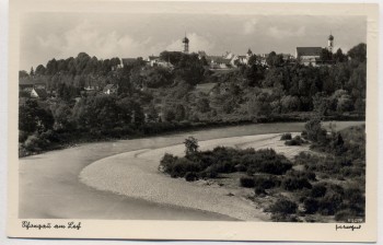 AK Foto Schongau am Lech Ortsansicht 1935