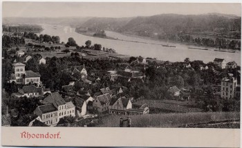 VERKAUFT !!!   AK Rhoendorf Rhöndorf Ortsansicht bei Bad Honnef 1900