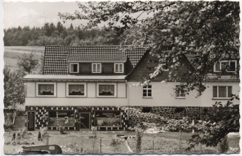AK Gasthof und Pension Battenfeld Gönnern Steinperf 1964