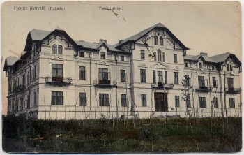 AK Techirghiol Hotel Movila Constanța Rumänien 1910
