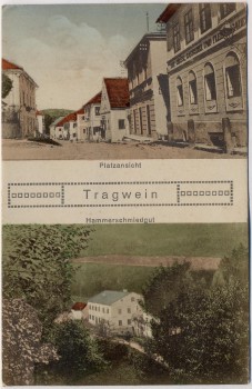 AK Tragwein Platzansicht Hammerschmiedgut Oberösterreich Österreich 1920