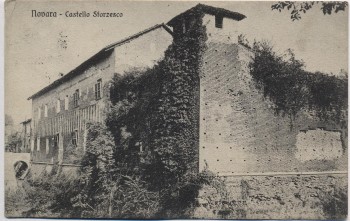 AK Novara Castello Sforzesco Piemont Italien 1910