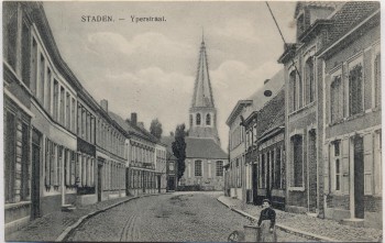 AK Staden Yperstraat Westflandern Belgien 1917