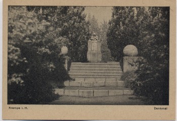 AK Krempe in Holstein Denkmal Kriegerdenkmal 1935