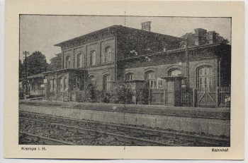 AK Krempe in Holstein Bahnhof 1930