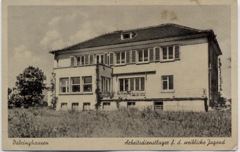 AK Dabringhausen Wermelskirchen Arbeitsdienstlager f. d. weibliche Jugend 1935 RAR