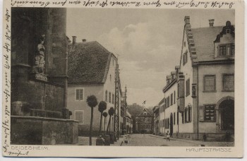 AK Deidesheim Hauptstraße 1916 RAR