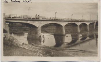 AK Sindi Zintenhof Blick auf Brücke Pärnu Estland 1931 RAR