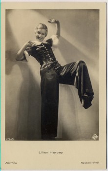 AK Foto Lilian Harvey Paramount Schauspielerin 1930
