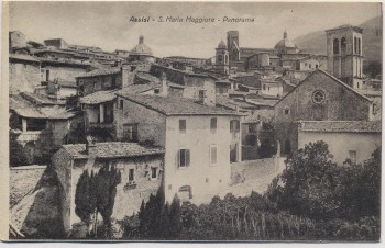 AK Assisi S. Maria Maggiore Panorama Umbrien Italien 1910