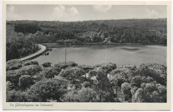 AK Foto Die Glörtalsperre im Volmetal b. Breckerfeld Schalksmühle Halver 1940