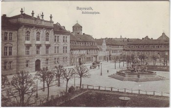 AK Bayreuth Schlossplatz 1908