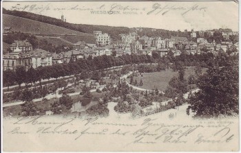 AK Wiesbaden Nerotal II 1905