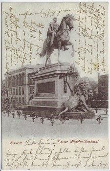 AK Essen Kaiser Wilhelm-Denkmal 1903
