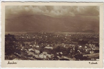AK Foto Marburg an der Drau Ortsansicht Slowenien 1933