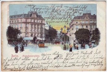 AK Litho Berlin Mitte Potsdamer Platz 1904