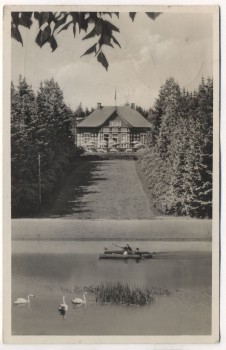 AK Falkenstein im Vogtland Gartenlokal Naturpark Irrgang 1937