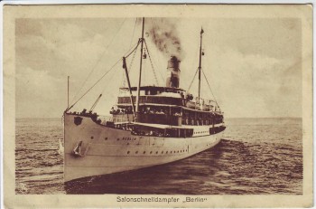 AK Salonschnelldampfer Berlin 1929