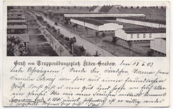 AK Gruß vom Truppenübungsplatz Altengrabow 1903