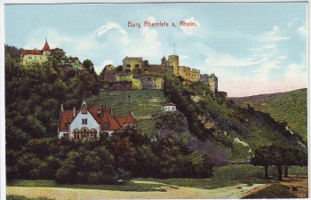 AK Sankt Goar Burg Rheinfels am Rhein 1920