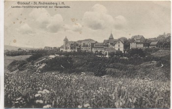VERKAUFT !!!   AK Glückauf St. Andreasberg im Harz Landes-Versicherungsanstalt der Hansestädte Feldpost 1916