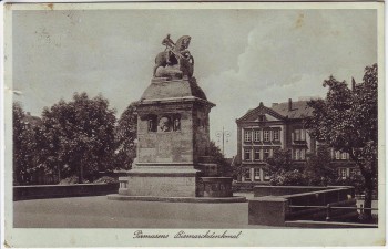AK Pirmasens Bismarckdenkmal 1939