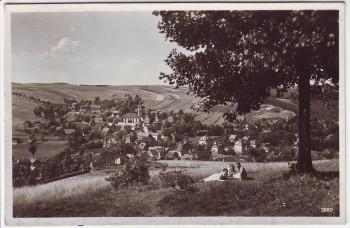 AK Foto Wurzbach in Thüringen Blick von der Haidekoppe 1942