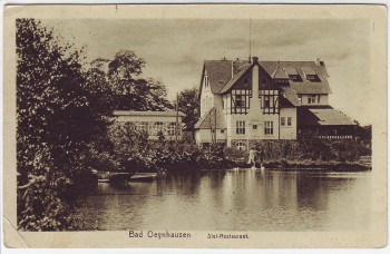 AK Bad Oeynhausen Siel-Restaurant 1922