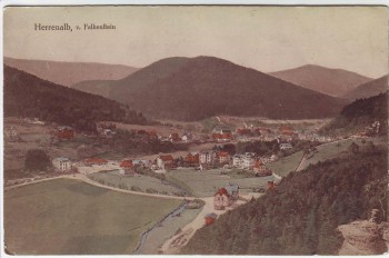AK Herrenalb vom Falkenstein 1910