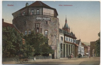 AK Goslar Hotel Achtermann 1910