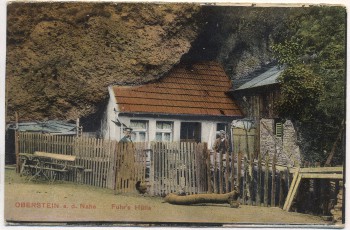 AK Idar-Oberstein an der Nahe Fuhr's Hütte 1912