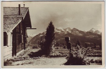 AK Foto Erlhofplatte 1400 m mit hohe Tauern bei Zell am See Österreich 1938