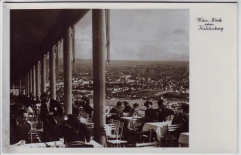 AK Foto Wien Blick vom Kahlenberg Österreich 1935