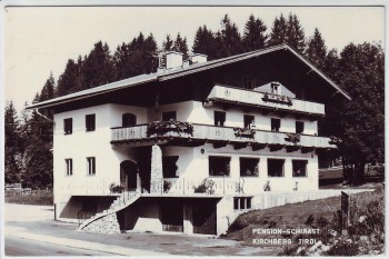 AK Foto Kirchberg in Tirol  Pension Schirast Skirast Österreich 1960