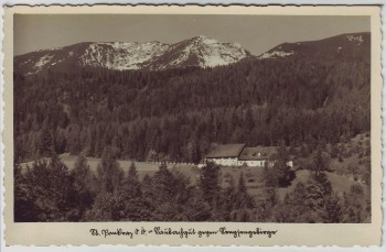 AK Foto St. Pankraz Blick auf Saubachgut bei Molln Oberösterreich Österreich 1940