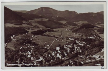 AK Foto Sommerfrische Gloggnitz Ortsansicht Niederösterreich Österreich 1936