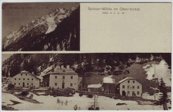 AK Spiss (Tirol) Spisser-Mühle im Oberinntal bei Pfunds Österreich 1910 RAR