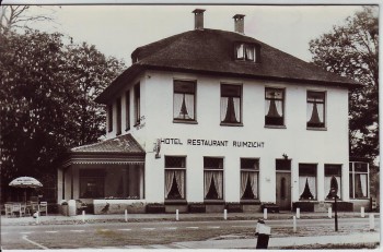 AK Foto Nieuw Milligen Hotel Restaurant Ruimzicht bei Apeldoorn Gelderland Niederlande 1960