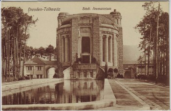 AK Dresden Tolkewitz Städt. Krematorium 1915