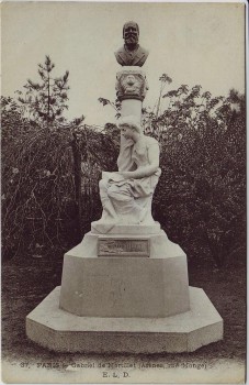 AK Paris Arènes de Lutèce Denkmal Gabriel de Mortillet Frankreich 1910