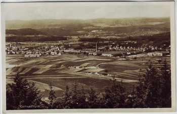 AK Foto Gottmadingen Ortsansicht mit Werk 1935