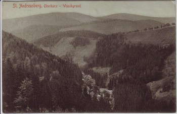 AK Sankt Andreasberg Oberharz Wäschgrund bei Braunlage 1911