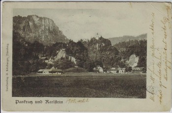 AK St. Pankraz und Karlstein (Bad Reichenhall) 1900