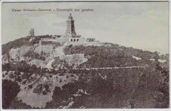 AK Kaiser Wilhelm-Denkmal vom Gietenkopf bei Bad Frankenhausen Kyffhäuser 1912