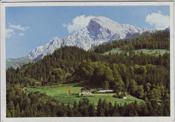 VERKAUFT !!!   AK Obersalzberg bei Berchtesgaden Blick auf Berghof Haus Wachenfeld 1935