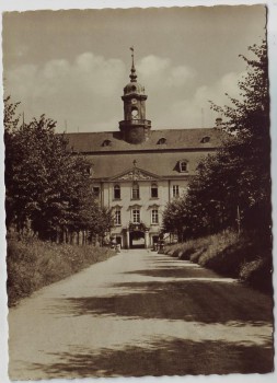 AK Foto Schloß Lichtenwalde Anfahrt bei Niederwiesa 1958