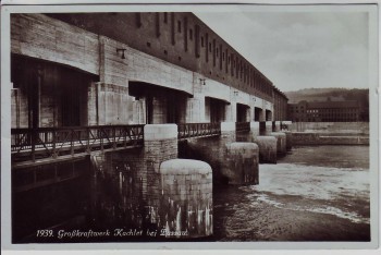 AK Foto Großkraftwerk Kachlet bei Passau 1935