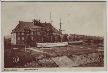 AK Finkenwärder Seemanns-Schule Hamburg Mitte 1927