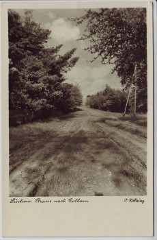 AK Foto Lüchow (Wendland) Straße nach Colborn 1942